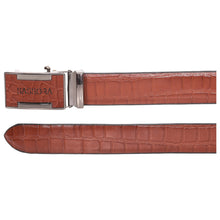 Load image into Gallery viewer, Sassora Genuine Leather Men Brown Reversible Buckle Belt