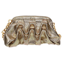 Load image into Gallery viewer, Sassora Genuine Leather Golden Color Women Small Shoulder Bag