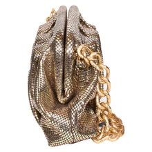 Load image into Gallery viewer, Sassora Genuine Leather Golden Color Women Small Shoulder Bag
