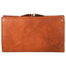 Load image into Gallery viewer, Sassora Genuine Leather Medium Brown RFID Protected Women Wallet