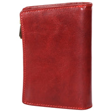 Load image into Gallery viewer, Sassora Genuine Leather Medium Red RFID Protected Women Wallet