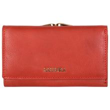 Load image into Gallery viewer, Sassora Genuine Leather Medium Red RFID Protected Women Wallet