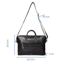 Load image into Gallery viewer, Sassora Genuine Soft Leather Unisex Black Hand Messenger Bag