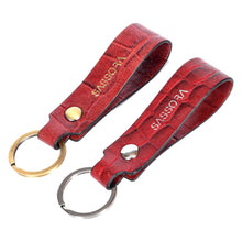 Load image into Gallery viewer, Sassora Premium Leather Keychain Key Ring Holders Anniversary Gift, Birthday Gift For All - Pack Of 2