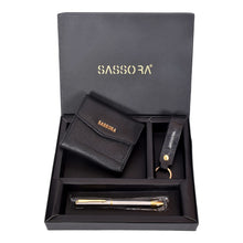 Load image into Gallery viewer, Sassora Premium Leather Women's Wallet, Keychain & Pen Combo For Every Occasion (Pack Of 3)
