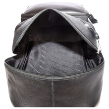 Load image into Gallery viewer, Sassora Genuine Leather Medium Unisex Backpack – Elegant & Functional