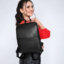 Load image into Gallery viewer, Sassora Unisex Premium Leather Small Backpack – Sleek, Lightweight & Durable