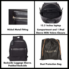 Load image into Gallery viewer, Sassora Premium Leather Men's Daily Backpack