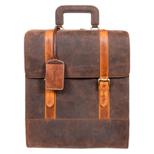 Load image into Gallery viewer, Sassora Premium Leather Large Travel Backpack