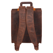 Load image into Gallery viewer, Sassora Premium Leather Large Travel Backpack