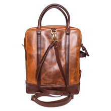 Load image into Gallery viewer, Sassora Premium Genuine Leather Unisex Laptop Backpack