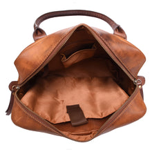 Load image into Gallery viewer, Sassora Premium Genuine Leather Unisex Laptop Backpack