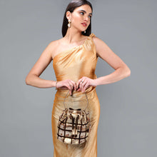 Load image into Gallery viewer, Sassora Genuine Leather Small Women Bucket Bag For Party