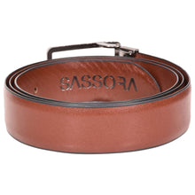 Load image into Gallery viewer, Sassora Premium Leather Reversible Detachable Buckle Belt For Men