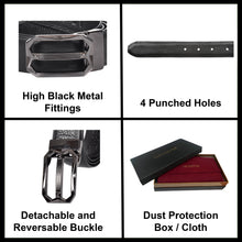 Load image into Gallery viewer, Sassora Premium Leather Reversible Belt For Men