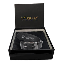 Load image into Gallery viewer, Sassora Premium Leather Reversible Men's Belt With Detachable Buckle