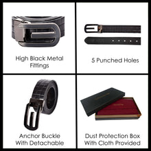 Load image into Gallery viewer, Sassora Premium Genuine Leather Belt – Style, Durability & Elegance Combined