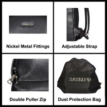 Load image into Gallery viewer, Sassora Men’s Genuine Leather Backpack – Premium Travel & Office Bag