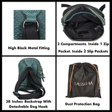 Load image into Gallery viewer, Sassora Genuine Leather Small Women Backpack