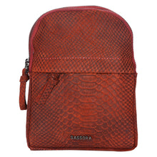 Load image into Gallery viewer, Sassora Genuine Leather Small Women Backpack