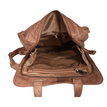 Load image into Gallery viewer, Sassora Premium Smooth Leather Unisex Medium Backpack