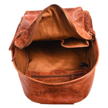 Load image into Gallery viewer, Sassora Premium Leather Backpack For Men & Women