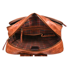 Load image into Gallery viewer, Sassora Premium Leather Unisex Backpack For Everyday Use