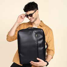 Load image into Gallery viewer, Sassora Premium Leather Unisex Stylish Large Laptop Backpack
