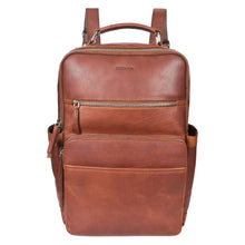 Load image into Gallery viewer, Sassora Premium Leather 16.5 Inch Laptop Backpack For Men