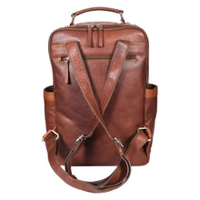 Load image into Gallery viewer, Sassora Premium Leather 16.5 Inch Laptop Backpack For Men