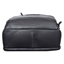 Load image into Gallery viewer, Sassora Premium Leather Men Laptop Backpack With Trolly Sleeve