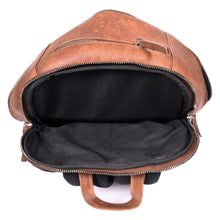 Load image into Gallery viewer, Sassora Premium Genuine Leather 15 Inch Laptop Backpack For Men's