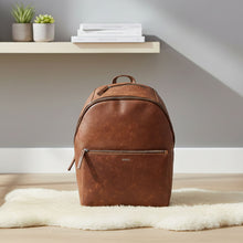 Load image into Gallery viewer, Sassora Premium Genuine Leather 15 Inch Laptop Backpack For Men's