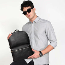 Load image into Gallery viewer, Sassora Premium Leather Men's 15" Laptop Everyday's Backpack