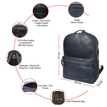 Load image into Gallery viewer, Sassora Premium Leather Stylish Men's Laptop Backpack