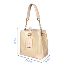 Load image into Gallery viewer, Sassora Premium Leather Stylish Ladies Bucket Bag