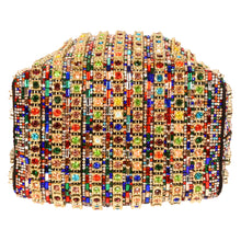 Load image into Gallery viewer, SASSORA Embellished Multicolor Bucket Bag for Women Party & Festive Handbag