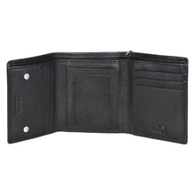 Load image into Gallery viewer, Sassora Premium Leather RFID Trifold Small Biker's Wallet