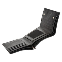 Load image into Gallery viewer, Sassora Premium Leather RFID Trifold Small Biker's Wallet