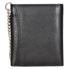 Load image into Gallery viewer, Sassora Premium Leather RFID Trifold Small Biker's Wallet