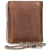 Load image into Gallery viewer, Sassora Premium Leather RFID Trifold Biker's Wallet