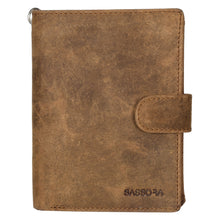 Load image into Gallery viewer, Sassora Genuine Leather RFID Blocking Wallet for Men