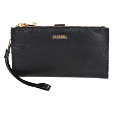 Load image into Gallery viewer, Sassora Genuine Leather RFID Regular Clutch For Girls
