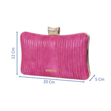 Load image into Gallery viewer, Sassora Genuine Leather Frame Women Party Clutch