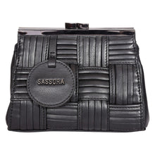 Load image into Gallery viewer, Sassora Premium Leather Pleated Pattern Women's Clutch