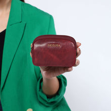 Load image into Gallery viewer, Sassora Premium Leather Women's Handy Coin Pouch