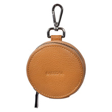 Load image into Gallery viewer, Sassora Premium Leather Women Round Shape Small accessories Pouch