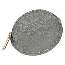 Load image into Gallery viewer, Sassora Genuine Leather Coin Pouch with Zipper Closure