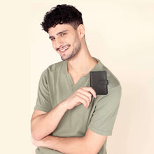 Load image into Gallery viewer, Sassora Unisex Casual, Formal Black Genuine Leather RFID Card Holder