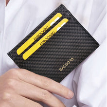 Load image into Gallery viewer, Sassora Genuine Premium Leather Unisex Small RFID Card Holder